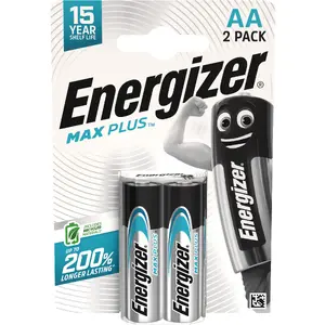 Alkaline AA battery Energizer Max Plus — pack of 2