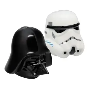 Salt & pepper shaker set Paladone PP13412SW — ceramic, black and white, 2 pieces