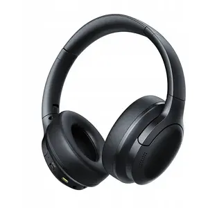 Pār auss Bluetooth austiņas Baseus Bass BH1 Lite, Bluetooth 6.0, melnas