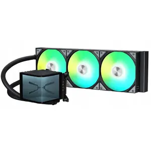 All-in-One Liquid Cooler JetWorld TRYX PANORAMA 360 ARGB with 3D-AMOLED Display — 360mm, black