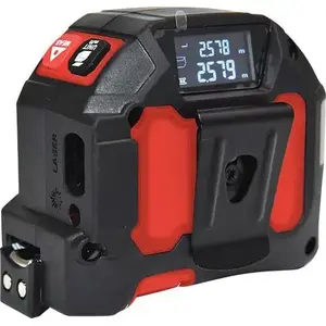 Laser distance meter PRO DL-40M5 with 5 m retractable tape