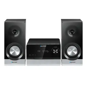 Домашняя мини-система BLAUPUNKT MS40.2BT — 2×50 Вт RMS, Bluetooth, CD, USB, HDMI ARC, оптический вход, LED-дисплей (черный)