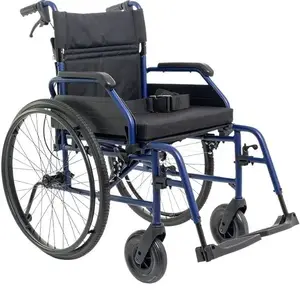 Инвалидная коляска MDH NAVY1 лёгкая алюминиевая, сиденье 43×42 см, макс. нагрузка 120 кг, складная, 14,4 кг