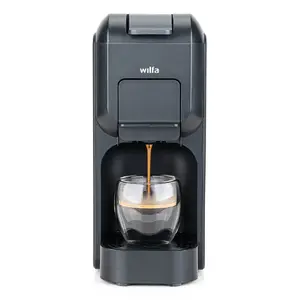 Кофеварка капельная Wilfa 602295 — полуавтомат, капсулы и молотый кофе, на 3 чашки, чёрная