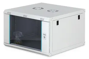 Sienas plaukta skapītis DIGITUS Dynamic‑N 7U 19" 600x600 mm, nesamontēts, IP20, ar atslēgas slēdzeni