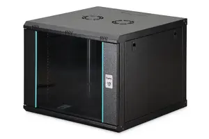Настенный сетевой шкаф DIGITUS Dynamic-N 9U 19" 600x600 мм, IP20, с замком, без сборки