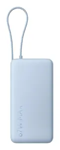 Power bank Xiaomi 67W 20000 mAh Li-Ion zils — 11.1 V, USB-A + USB-C, līdz 3 ierīcēm