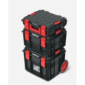 Tool box set Prosperplast Kistenberg C Block Pro — modular storage solution, stackable components