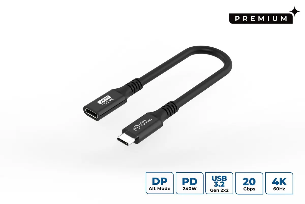 MicroConnect USB3.2CC015EX USB kabelis USB-C