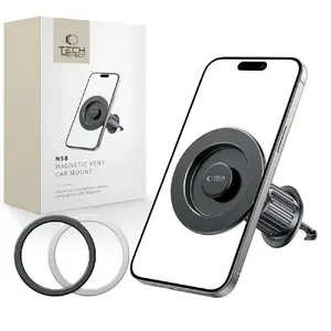 Car air vent magnetic MagSafe mount holder Tech-Protect N58 — black