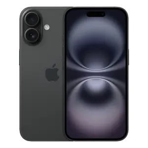 Смартфон Apple iPhone 16 — 128 ГБ, A18, 6.1" (2556×1179), 48 МП двойная основная камера, Dual SIM, черный