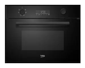 Built-in microwave BEKO BMCI 44313 FBG — 44 L, 900 W, convection & grill, touch and rotary controls, black