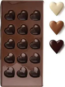 Silicone Mold for Pralines and Cookies ORION Ori_151744 — heart shapes, reusable