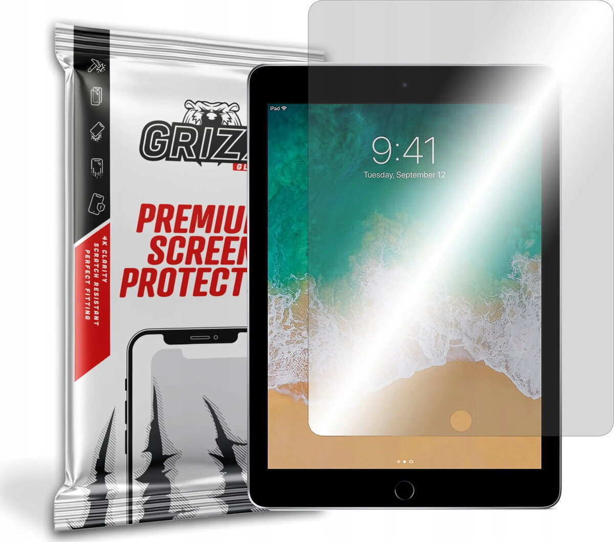 Hibrīdais aizsargstikls GrizzGlass Apple iPad 9