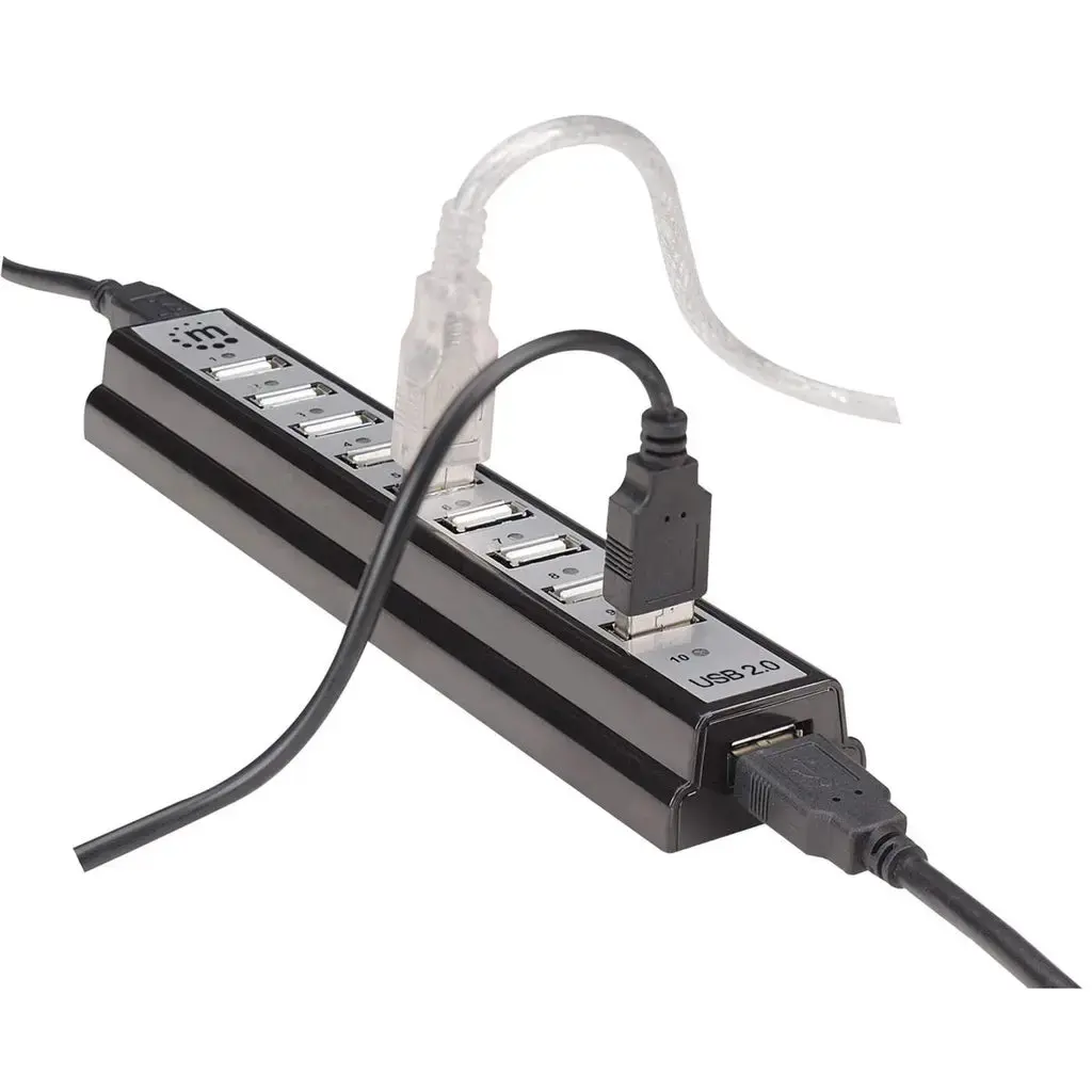 Manhattan USB-A galda koncentrators 10 porti Photo 6