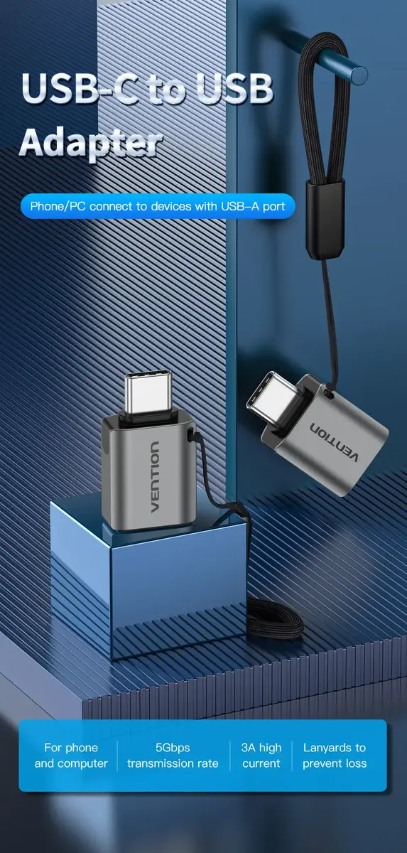 Vention USB-C uz USB 3.0 OTG adapters Photo 15