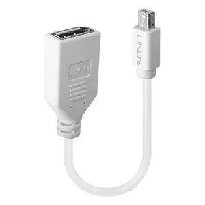 Adapter cable Mini DisplayPort to DisplayPort Lindy 0.20 m, Mini DP to DP connectors