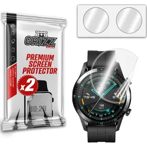 Пленка‑защита экрана GrizzGlass Grizz CeramicFilm для Huawei Watch GT2 46 мм — керамическая защита