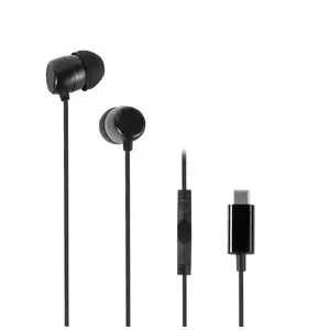 Проводные внутриканальные наушники Vivanco WEVVSP10USBC-BK — USB Type-C, 20–20000 Гц, кабель 1,2 м, черные