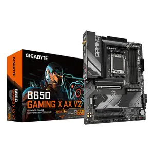 Материнская плата GIGABYTE B650 GAMING X AX V2 — Socket AM5, DDR5 до 8000 МГц (OC), 8+2+2 VRM, PCIe 5.0, 2x M.2 PCIe 4.0, 2.5GbE, Wi‑Fi 6E, USB 3.2 Gen 2
