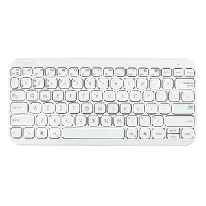 Беспроводная Bluetooth-клавиатура Asus KW100 Marshmallow — 75% макет, QWERTZ, ножничные переключатели, белая