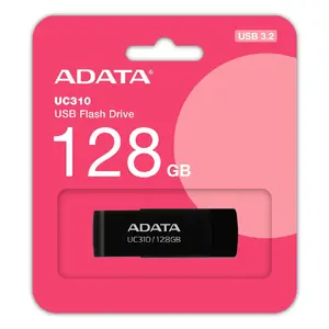 USB‑накопитель ADATA UC310 128 ГБ USB Type‑A 3.2 Gen 1 (3.1 Gen 1) черный, с поворотной крышкой