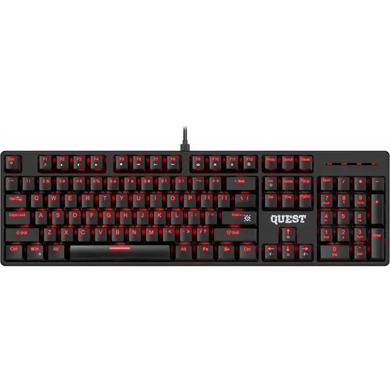 Mehāniskā tastatūra DEFENDER QUEST GK-596 Photo 2