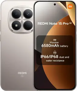 Viedtālrunis Xiaomi Redmi Note 15 Pro, 8 GB RAM, 256 GB atmiņa, 200 MP kamera, 6500 mAh akumulators, titāna krāsa