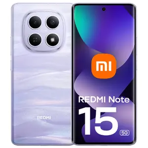 Смартфон Xiaomi Redmi Note 15 5G, 6 ГБ ОЗУ, 128 ГБ ПЗУ, дисплей 6.67 дюйма, тройная камера 108 Мп, Dual SIM, фиолетовый