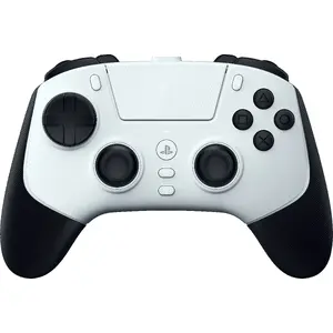 Геймпад Razer Raiju V3 Pro — RF/USB проводной и беспроводной контроллер для PC и PlayStation 5, USB-C, встроенный аккумулятор 36 ч, кабель 2 м, черный/белый