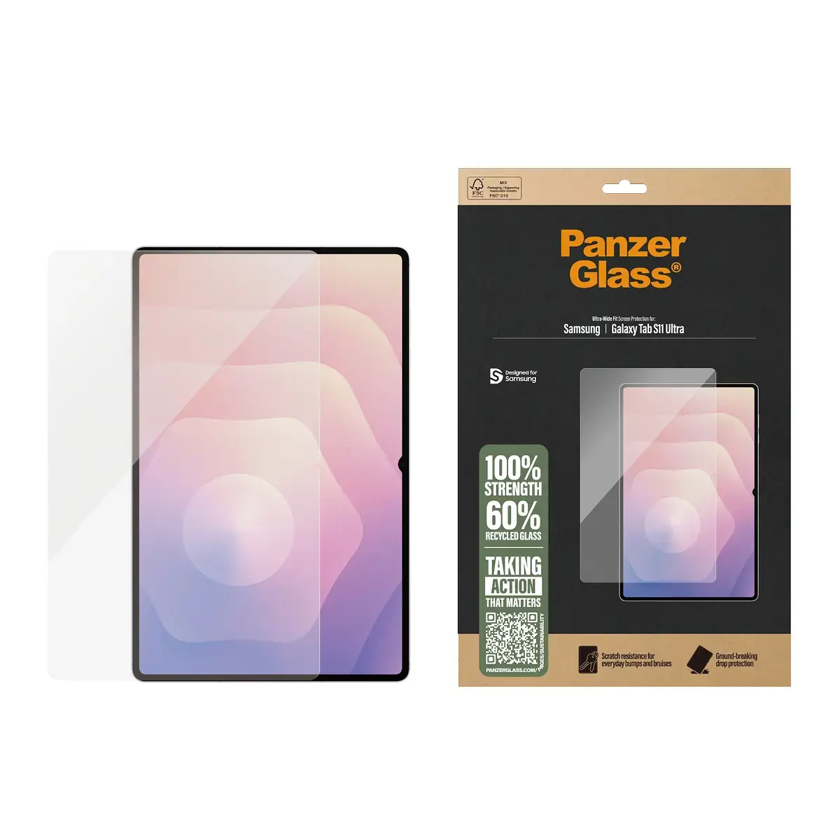 PanzerGlass ekrāna aizsargs — Samsung Galaxy Tab S11 Ultra Photo 2