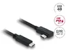 DELOCK USB4 Gen 3x2 USB-C—USB-C 40 Gbps 240 W 1 m Photo 2