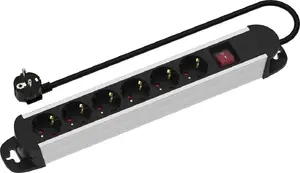 Power strip ROLINE 6-socket CEE7/7 with switch model 19.07.2612 for desktop and home-office