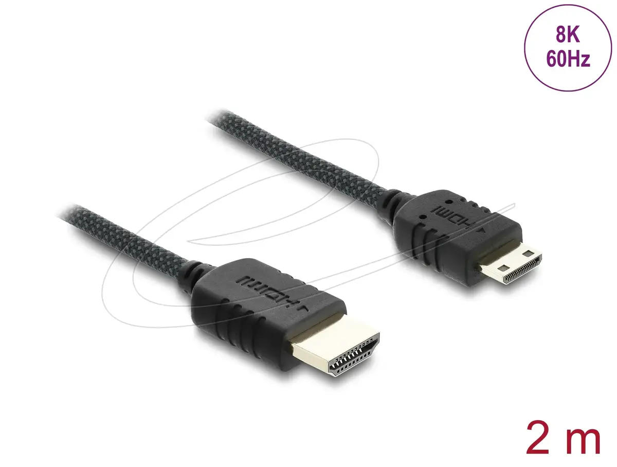 DELOCK 81688 HDMI cable 2 m (Type A to Type C) Photo 2
