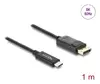 DELOCK USB Type-C uz DisplayPort kabelis 4K 60 Hz (1 m) Photo 2