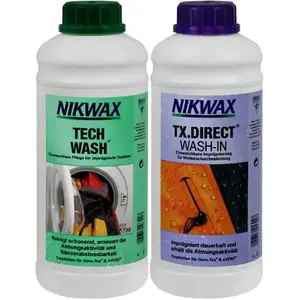 Средство для стирки Nikwax Tech Wash + TX.Direct Wash-In машинная стирка 2×1000 мл