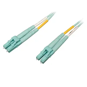 Дуплексный оптический кабель Tripp Lite N820-15M-OM4, OM4 50/125 µм, LC–LC, LSZH, 15 м, аква
