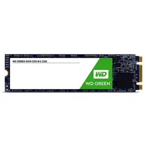 SSD M.2 240 GB Western Digital Green (SANDISK) — lasīšana 545 MB/s, SATA III 6 Gbit/s, M.2 formāts, melns