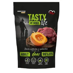 Влажный корм для собак BIOFEED Tasty Dogs Life Олень 150 г — пауч-паштет, без зерна, полноценный корм для взрослых собак