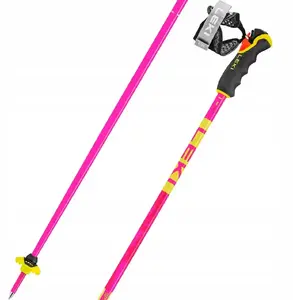 Nordic walking nūjas Leki Spitfire 3D rozā 100 — garums 100 cm, regulējamas, ergonomiska roktura