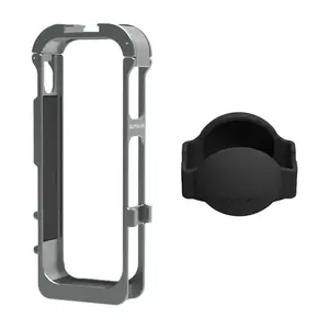 Metal magnetic frame with silicone lens cover for Insta360 X5 by Sunnylife
