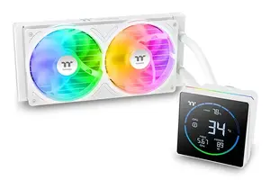 Processor All-in-one liquid cooler Thermaltake TH240-S V3 ARGB 12 cm White