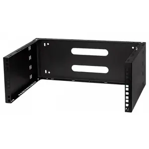 Wall-mounted 19" rack holder Stalflex WRH19-4U/4U-330B, 4U, 330 mm depth, black