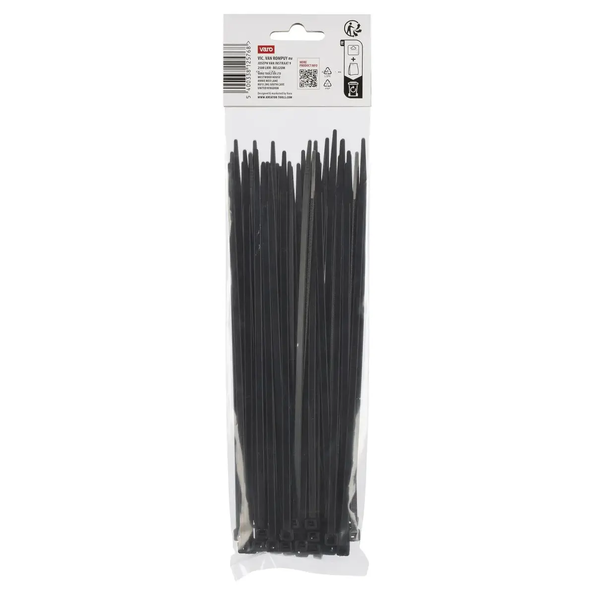 KREATOR KRTH41105 plastmasas saišas 4,8x250 mm Photo 2