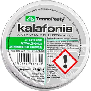 Flux rosin paste AG TermoPasty AGT-033 20 g — rosin flux for soldering