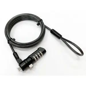 Cable lock eSTUFF GLB220105-ITH, combination lock, black, universal use