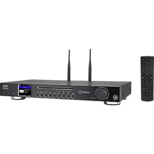 Renkforce Internet CD radio RF-DAB-IR1702 with DAB+, FM, CD, Bluetooth, DLNA, WLAN and remote (RF-6748346)