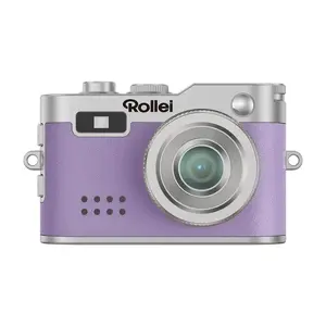 Kompaktā fotokamera Rollei Compactline 12068 — 2 MP, sensors 1/4", Full HD 1920×1080, 0,96" displejs, violeta