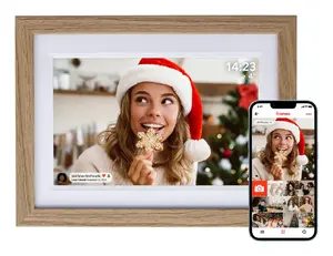 Rollei 50014 Digital Photo Frame Brown 10.1" IPS Touchscreen Wi-Fi 32GB