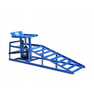 Loading ramp with 2-ton lift GEKO Rampa - najazd z podnośnikiem 2T (1/2)